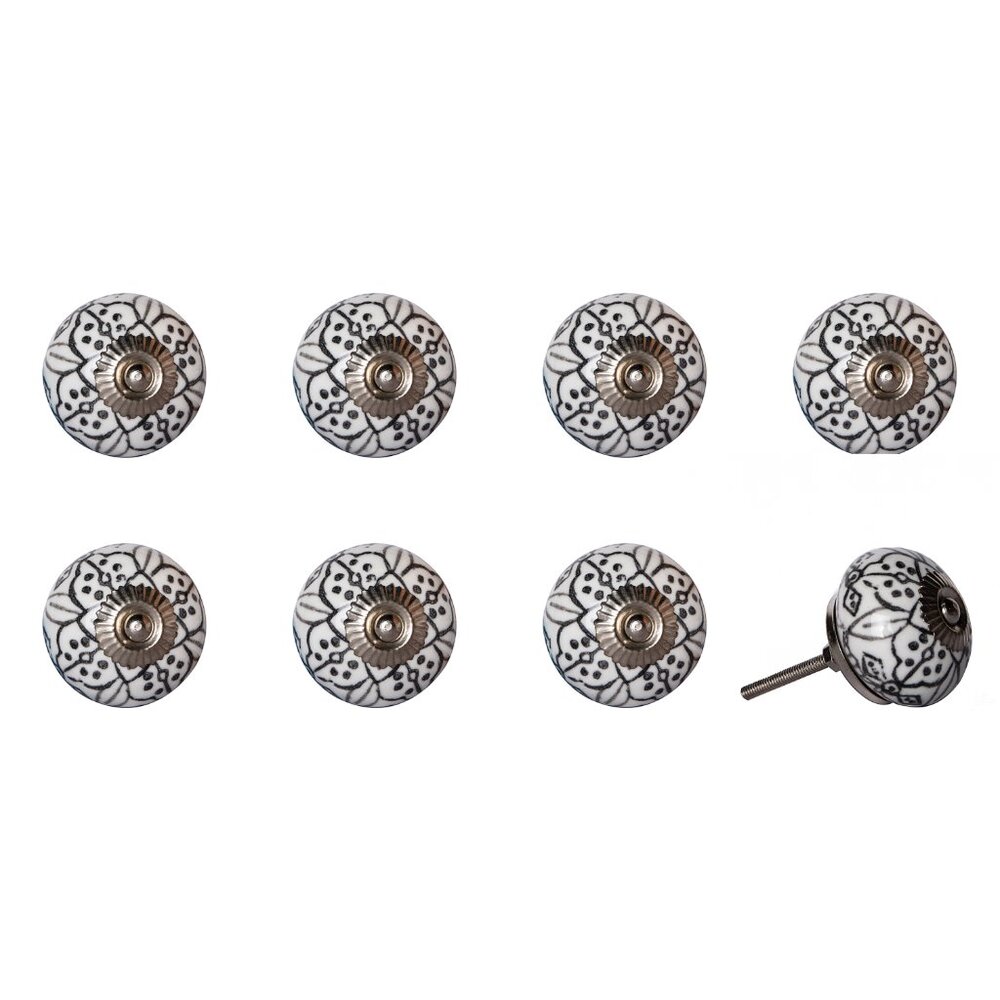 Knob-It Home Decor Classic Cabinet & Drawer Knobs | 8-Piece | K000010